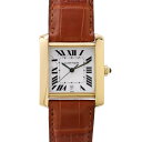 カルティエ タンク フランセーズ LM W5000156 Cartier 腕時計 シルバー文字盤 【安心保証】 【中古】 カルティエ タンク フランセーズ Cartier カルティエ 中古