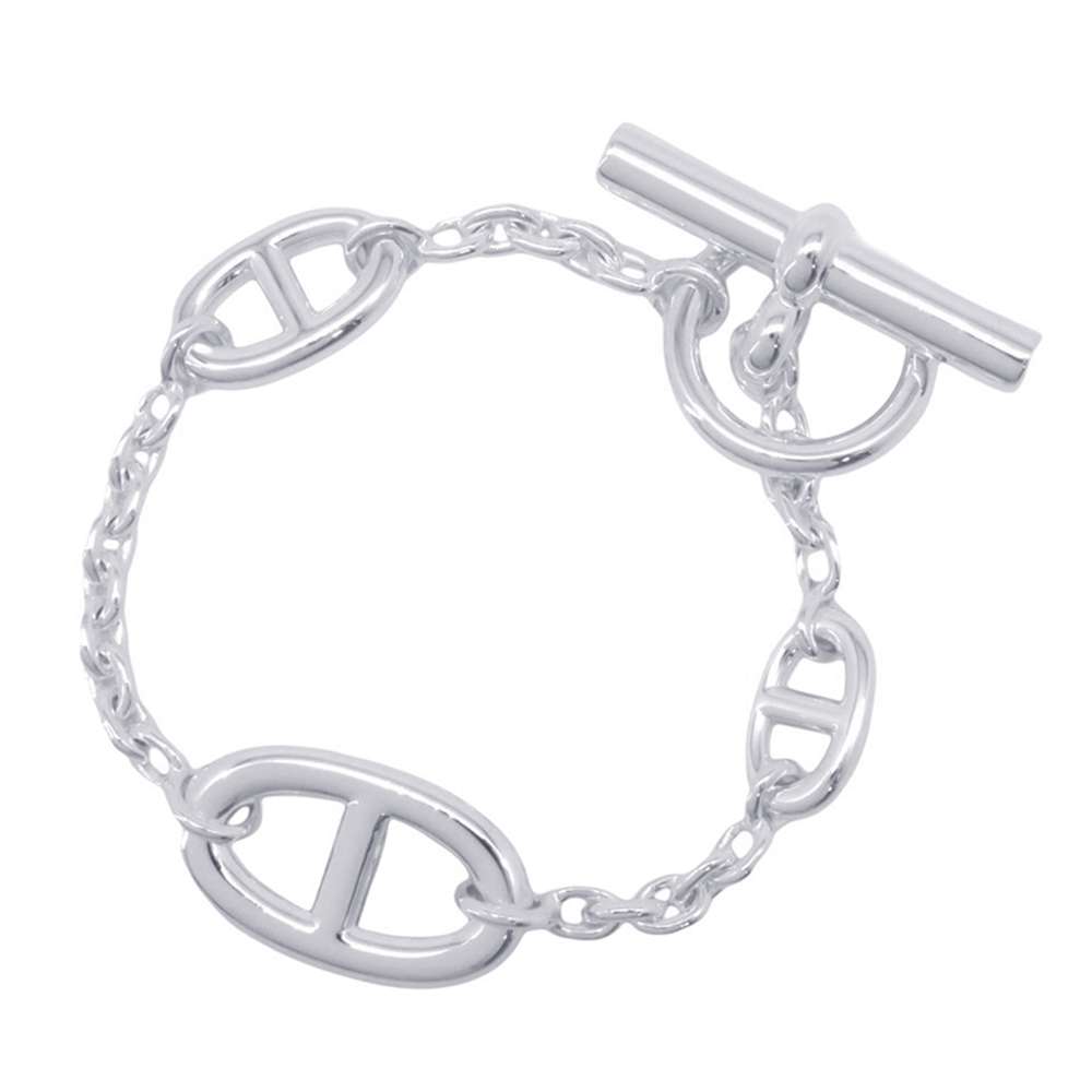 エルメス ブレスレット シェーヌダンクル ファランドール SV925シルバー サイズSH HERMES ジュエリー 【安心保証】 【中古】 エルメス ブレスレット エルメス HERMES 中古のサムネイル