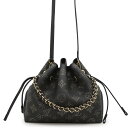 【決算セール開催中!】ルイヴィトン ハンドバッグ モノグラム・マヒナ ベラ M23392 LOUIS VUITTON 2way 巾着バッグ 黒 ブラック 【安心保証】 【中古】 ルイ・ヴィトン モノグラム バッグ レディース LOUIS VUITTON BAG