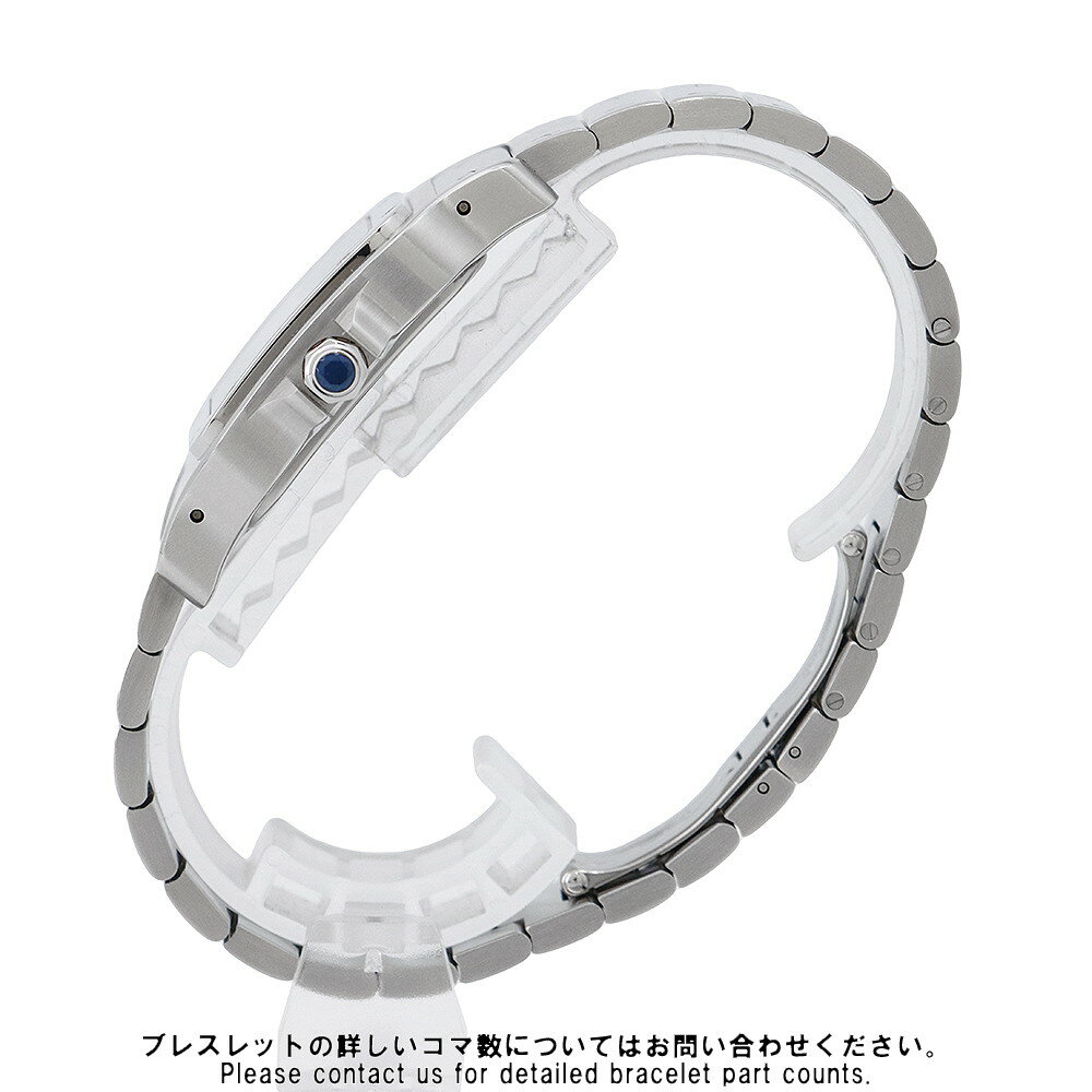 カルティエ サントスガルベ XL W20098D6 Cartier 腕時計 シルバー文字盤 【安心保証】 【中古】 カルティエ サントスガルベ Cartier カルティエ 中古
