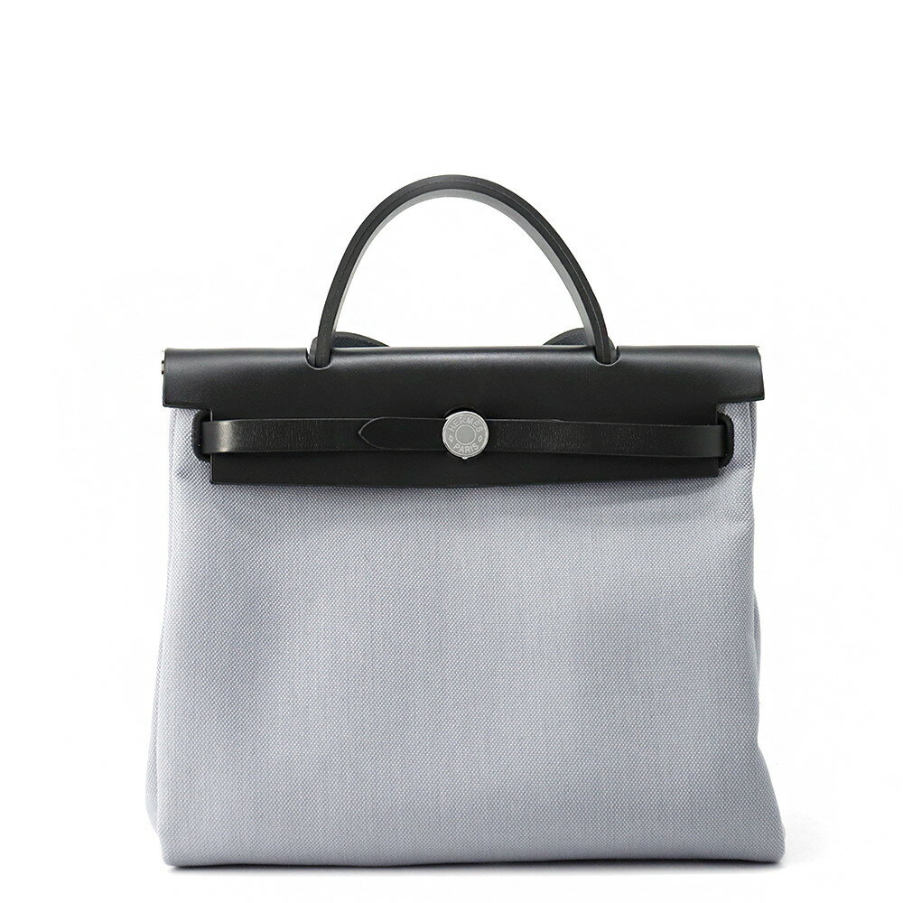 エルメス エールバッグジップPM ブラック/グリパンタン/シルバー金具 トワルオフィシエ/ヴァッシュハンター K刻印 黒 【中古】 エルメス バッグ HERMES BAGのサムネイル