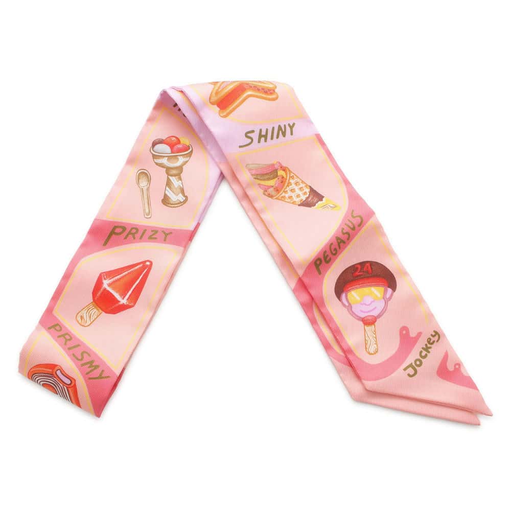 エルメス ツイリー ファニー・アイスクリーム Funny Ice Cream シルク HERMES シルクツイル エルメス ツイリー エルメス HERMES 新品のサムネイル