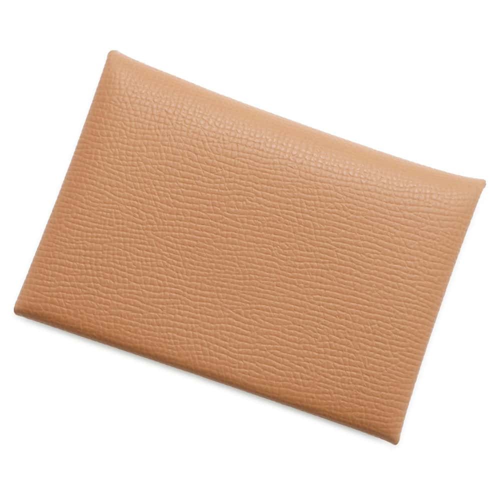 エルメス コインケース カルヴィ デュオ ゴールド/シルバー金具 ヴォーエプソン W刻印 財布 エルメス コインケース エルメス HERMES WALLET 新品のサムネイル