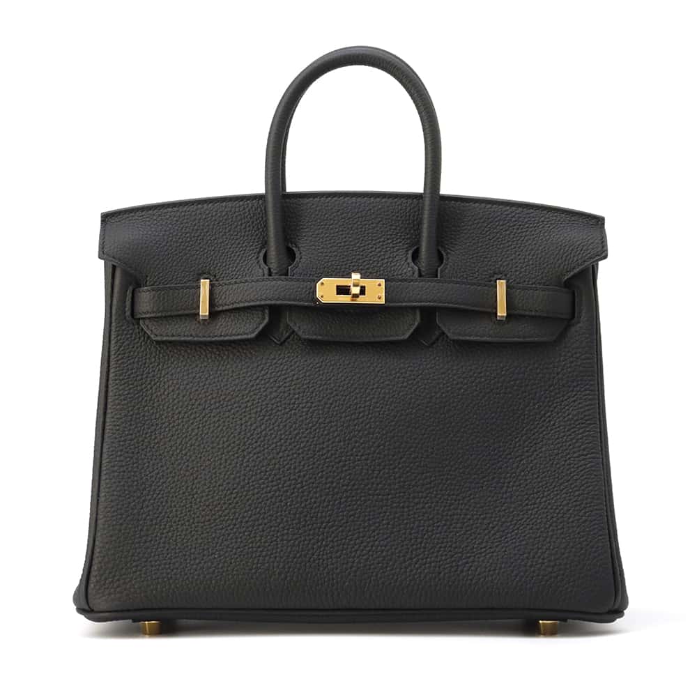 エルメス バーキン25 ブラック/ゴールド金具 トゴ W刻印 HERMES Birkin ハンドバッグ 【中古】 エルメス バーキン エルメス HERMES Birkin BAG 中古のサムネイル