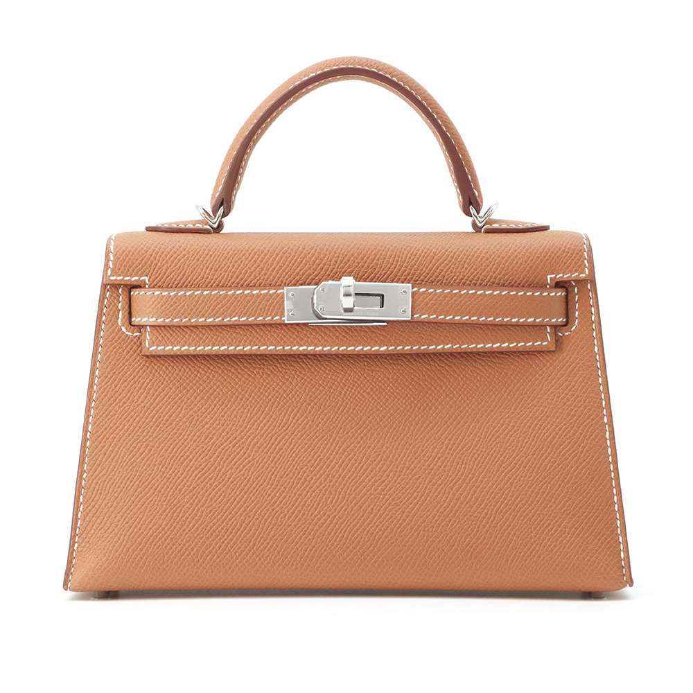 エルメス ハンドバッグ ミニケリードゥ 外縫い ゴールド/シルバー金具 エプソン W刻印 HERMES 2wayショルダー エルメス バッグ エルメス レディース HERMES BAGのサムネイル