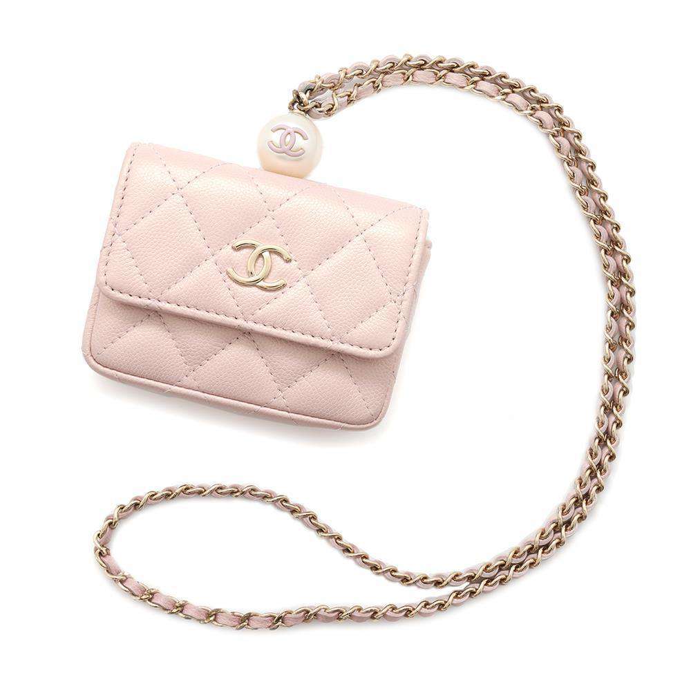 シャネル コインケース マトラッセ フラップ コインパース ココマーク キャビアスキン AP2119 CHANEL 財布 小銭入れ 【安心保証】 【中古】 シャネル マトラッセ コインケース シャネル CHANEL