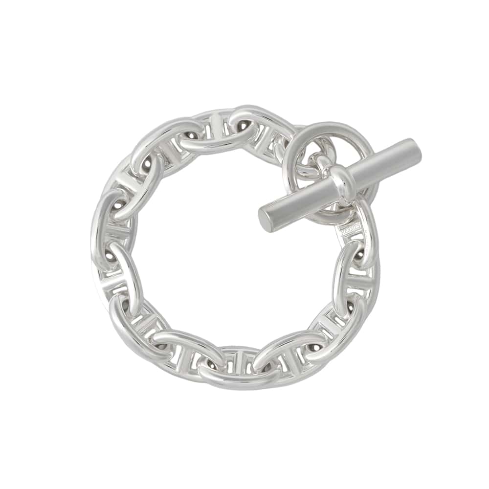 【★決算SALE開催中】エルメス ブレスレット シェーヌダンクルMM 13コマ SV925シルバー HERMES ジュエリー 【中古】 エルメス ブレスレット ジュエリー HERMES