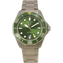 【決算セール開催中!】 タグホイヤー アクアレーサープロフェッショナル 300 WBP208B.BF0631 TAG Heuer 腕時計 グリーン文字盤 【中古】 タグホイヤー アクアレーサー TAG Heuer タグホイヤー 中古