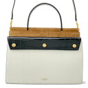 バーバリー ハンドバッグ スモール タイトルバッグ ダブルポケット 8022963 BURBERRY 2wayバッグ 白 【安心保証】 【中古】 バーバリー バッグ レディース BURBERRY BAG
