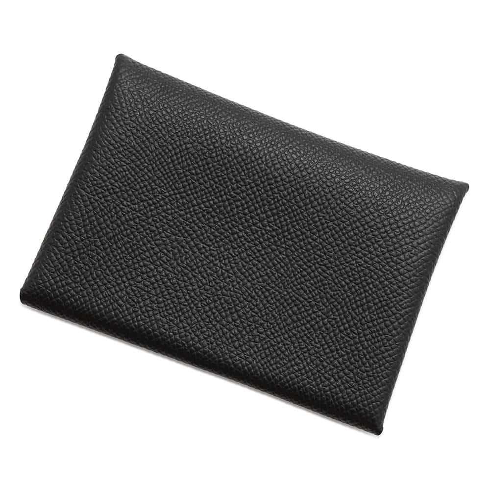 エルメス コインケース カルヴィ デュオ ブラック/シルバー金具 エプソン W刻印 黒 エルメス コインケース エルメス HERMESのサムネイル