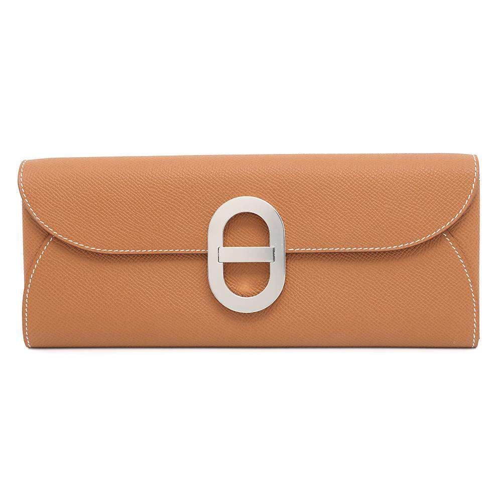 エルメス 長財布 シェーヌダンクル トゥーゴー ゴールド/シルバー金具 エプソン B刻印 エルメス 財布 エルメス ショルダーウォレット HERMES WALLETのサムネイル