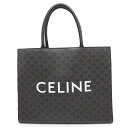 セリーヌ トートバッグ ホリゾンタルカバス トリオンフ PVC 197012 CELINE 黒 【安心保証】 【中古】 セリーヌ バッグ メンズ CELINE ...