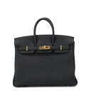 エルメス バーキン25 ブラック/ゴールド金具 トゴ B刻印 HERMES Birkin ハンドバッグ 黒 【中古】 エルメス バーキン エルメス バッグ エル...