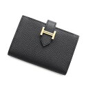 エルメス カードケース ベアン ミニ ブラック/ゴールド金具 エプソン W刻印 名刺入れ 黒 【中古】 エルメス 名刺入れ エルメス カード HERMES CA...