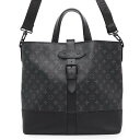 ルイヴィトン トートバッグ モノグラム・エクリプス ソミュール トート M45914 LOUIS VUITTON 2way 黒 ブラック 【安心保証】 【中古】...