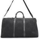 グッチ ボストンバッグ ジャンボGG ダッフル キャンバス 739625 GUCCI 2wayショルダーバッグ 黒 【安心保証】 【中古】 グッチ バッグ グッ...