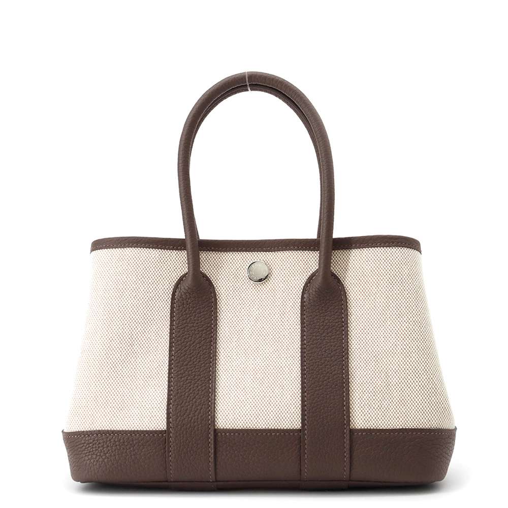 エルメス トートバッグ ネオ・ガーデン 23 ガーデンパーティ エベンヌ/シルバー金具 トワルアッシュヴァイキング/ネゴンダ W刻印 エルメス バッグ エルメス HERMES BAGのサムネイル