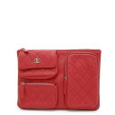 シャネル クラッチバッグ マトラッセ ココマーク マルチポケット セカンドバッグ キャビアスキン CHANEL ポーチ 【安心保証】 【中古】 シャネル バッグ...