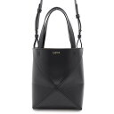 ロエベ ハンドバッグ パズルフォルド ミニトート A657V25X01 LOEWE 2way 黒 【中古】 ロエベ バッグ レディース LOEWE BAG