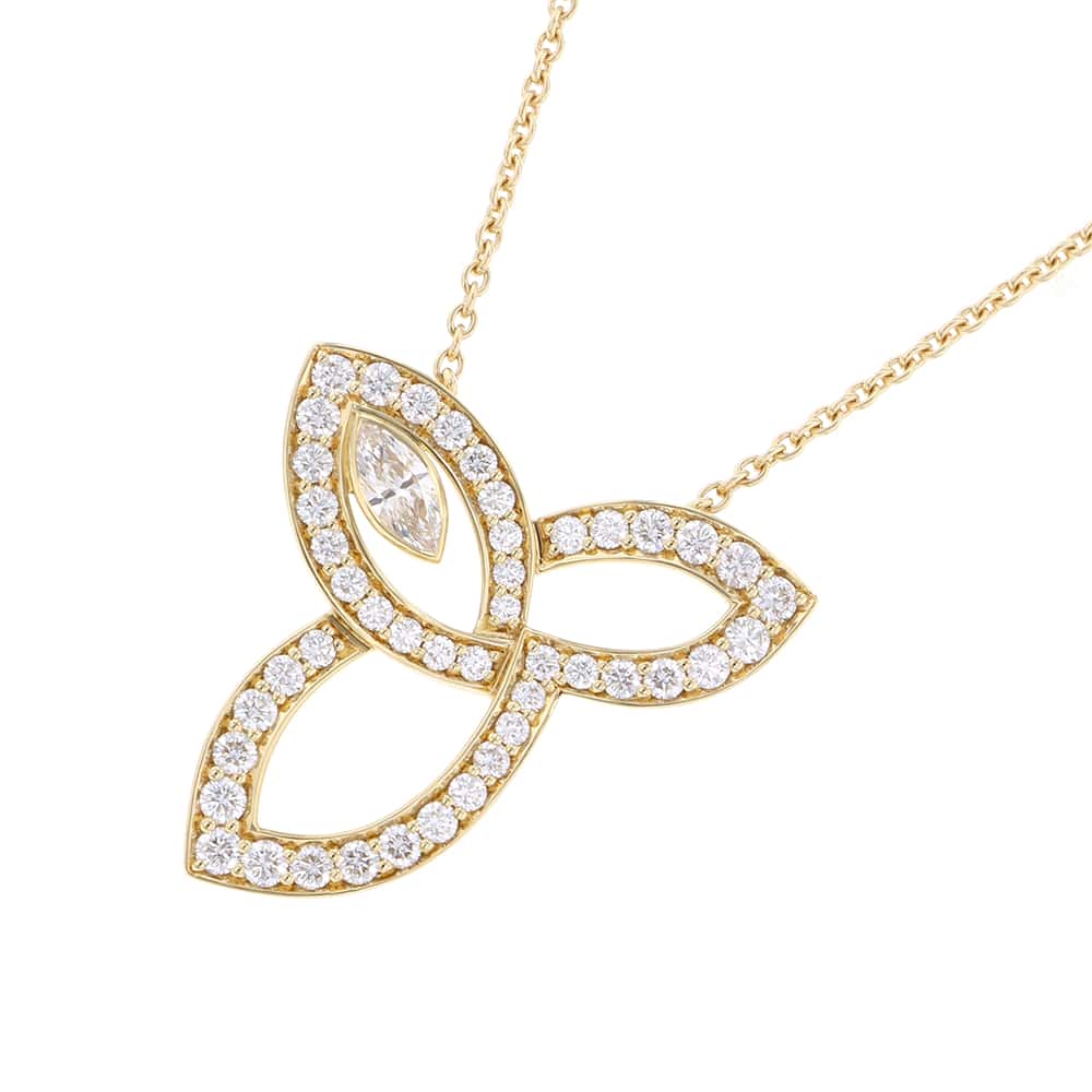 ハリーウィンストン ネックレス リリークラスター・ペンダント ダイヤモンド 46P 計約0.68ct K18YGイエローゴールド PEDYMQRFLC 【安心保証】 【中古】 ハリーウィンストン リリークラスター・コレクション ダイヤモンド HARRY WINSTON 中古のサムネイル