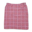シャネル スカート ココマーク ラインストーン ツイード レディースサイズ36 P76729 CHANEL ボトムス 【安心保証】 【中古】 シャネル スカート...