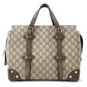 グッチ トートバッグ GGスプリーム ディテール付 PVC 643814 GUCCI 【安心保証】 【中古】 グッチ GGスプリーム バッグ メンズ GUCCI...