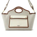 バーバリー ハンドバッグ スモール ソフト ポケット 8041803 BURBERRY 2wayショルダーバッグ 【安心保証】 【中古】 バーバリー バッグ バ...