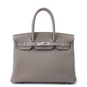 エルメス バーキン30 グリメイヤー/シルバー金具 トゴ U刻印 HERMES Birkin ハンドバッグ 【安心保証】 【中古】 エルメス バーキン エルメス...