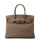 エルメス バーキン30 ツンドラ/ゴールド金具 トゴ B刻印 HERMES Birkin ハンドバッグ 【安心保証】 【中古】 エルメス バッグ HERMES ...