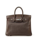 エルメス バーキン25 エベンヌ/シルバー金具 リザード □I刻印 HERMES Birkin ハンドバッグ 【安心保証】 【中古】 エルメス バーキン エルメ...