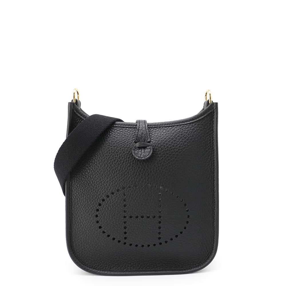 エルメス エブリンTPM アマゾン ブラック/ゴールド金具 トリヨンクレマンス K刻印 黒 エルメス エブリン エヴリン エルメス バッグ エルメス レディース HERMES Evelyne HERMES BAGのサムネイル