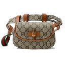 グッチ ウエストバッグ GGスプリーム バンブー1947 ミニ 681137 GUCCI バッグ 【安心保証】 【中古】 グッチ バッグ グッチ ボディバッグ ...
