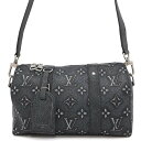 ルイヴィトン ショルダーバッグ モノグラム・デボス シティ・キーポル M21448 LOUIS VUITTON ブラック 黒 【安心保証】 【中古】 ルイヴィト...
