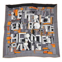 エルメス ストール カレ140 カレジェアン レットル・アン・ボワット Lettres en Boite HERMES シルク 【中古】 エルメス ストール H...