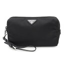 プラダ ポーチ Re-Nylon ナイロン 1NS693 PRADA 小物入れ 黒 【中古】 プラダ ポーチ プラダ メイクポーチ PRADA