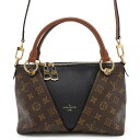 ルイヴィトン ハンドバッグ モノグラム VトートBB M43976 LOUIS VUITTON 2way 黒 ブラック 【安心保証】 【中古】 ルイ・ヴィトン モノグラム バッグ LOUIS VUITTON BAG(4)