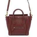 セリーヌ ハンドバッグ ラゲージ ナノショッパー 189243 CELINE バッグ 2wayショルダーバッグ 【安心保証】 【中古】 セリーヌ バッグ CELINE BAG(4)