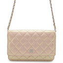 シャネル チェーンウォレット マトラッセ ココマーク ラムスキン CHANEL 財布 【安心保証】 【中古】 シャネル チェーンウォレット 財布 CHANEL WALLET