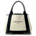 バレンシアガ トートバッグ ネイビーカバス S ポーチ付 339933 BALENCIAGA スモールサイズ バッグ 黒 【安心保証】 【中古】 バレンシアガ バッグ BALENCIAGA BAG(4)
