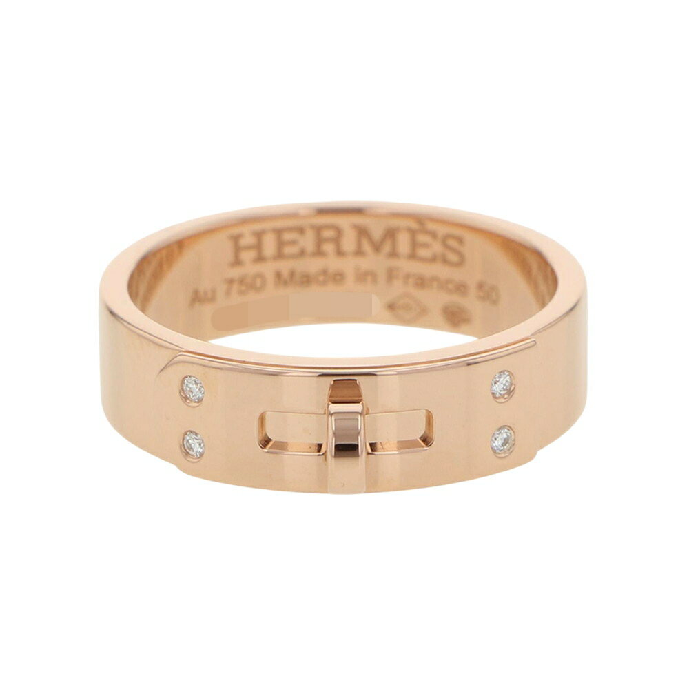 エルメス リング ケリーPM ダイヤモンド 4P 計0.02ct K18PGピンクゴールド リングサイズ50 HERMES ジュエリー 指輪 【安心保証】 【中古】 エルメス リング HERMESのサムネイル