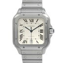 カルティエ サントス ドゥ カルティエ ウォッチ LM WSSA0018 Cartier 腕時計 シルバー文字盤 【安心保証】 【中古】 カルティエ サントスドゥカルティエ Cartier カルティエ 中古