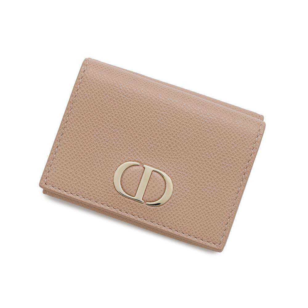 クリスチャン・ディオール 三つ折り財布 30 モンテーニュ ロータスウォレット レザー S2084OBAE Christian Dior 財布 【安心保証】 【中古】 クリスチャン・ディオール 財布 ディオール レディース Christian Dior WALLET