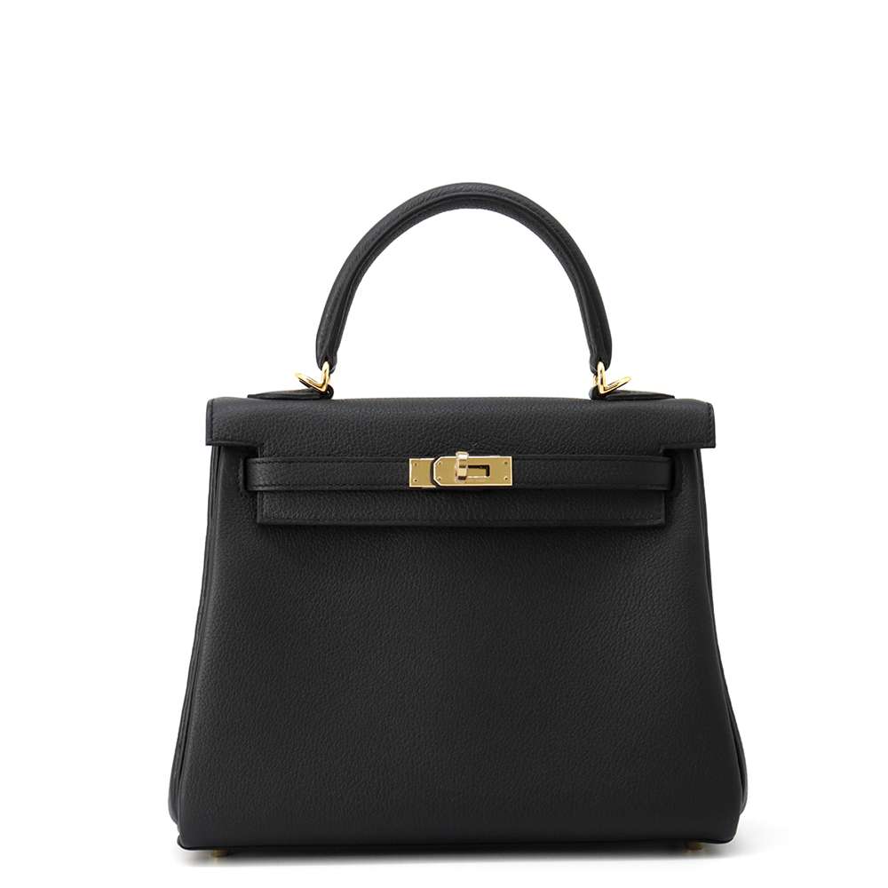【決算セール開催中！】 エルメス ハンドバッグ ケリー25 内縫い ブラック/ゴールド金具 トゴ K刻印 2wayショルダー 黒 【中古】 エルメス ケリー エルメス バッグ エルメス レディース HERMES Kelly HERMES BAGのサムネイル