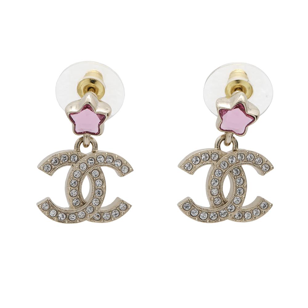 シャネル ピアス ココマーク スター ストラス B25 P ABF211 CHANEL アクセサリー ラインストーン 【中古】 シャネル ピアス CHANELのサムネイル
