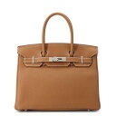 【決算セール開催中!】 エルメス バーキン30 ゴールド/シルバー金具 トゴ W刻印 HERMES Birkin ハンドバッグ 【中古】 エルメス バーキン エ...