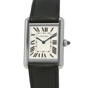 カルティエ タンク マスト LM WSTA0041 Cartier 腕時計 シルバー文字盤 【安心保証】 【中古】 カルティエ タンクマスト Cartier カルティエ 中古