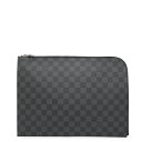 ルイヴィトン クラッチバッグ ダミエ・グラフィット ポシェット・ジュールGM N64437 LOUIS VUITTON 黒 ブラック 【安心保証】 【中古】 ルイ・ヴィトン ダミエ バッグ メンズ LOUIS VUITTON BAG(4)