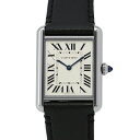 カルティエ タンク マスト LM WSTA0059 Cartier 腕時計 シルバー文字盤 【安心保証】 【中古】 カルティエ タンク マスト Cartier カルティエ 中古