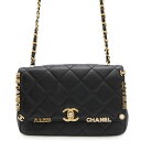 シャネル チェーンショルダーバッグ マトラッセ ココマーク ラインストーン パール ラムスキン AS3731 CHANEL 黒 【安心保証】 【中古】 シャネル バッグ シャネル レディース CHANEL BAG