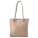 シャネル チェーンショルダーバッグ ココマーク ドーヴィルPM チェーントートバッグ CHANEL 【安心保証】 【中古】 シャネル バッグ CHANEL BAG